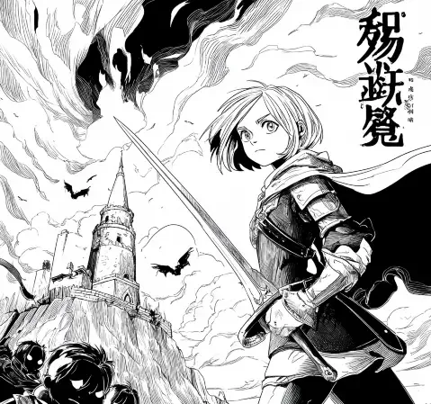 悬疑推理方向漫画条目封面，画面带有线索与暗色氛围
